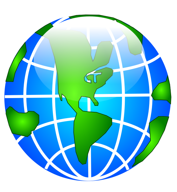 Globe earth on planet earth clip art and earth day clipartwiz 2 ...