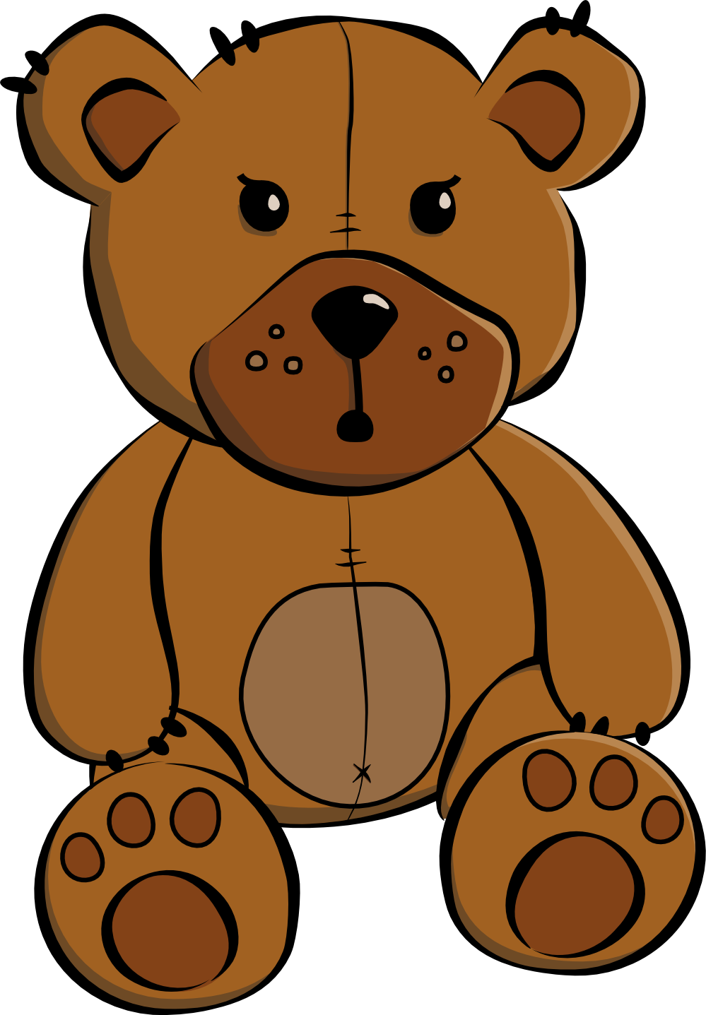 462 views Stuffed animal bear clipart