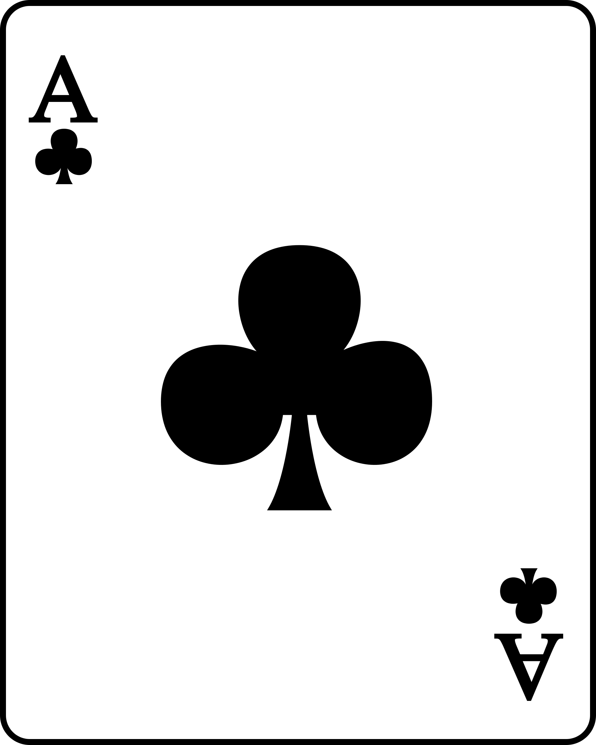 File:Playing card club A.svg
