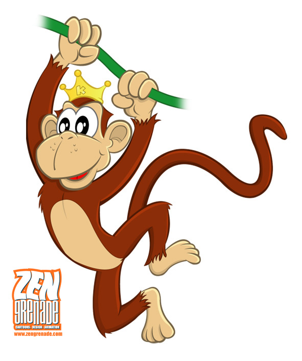 33 Awesome Funny Cartoon Monkey Wallpaper - 7te.org