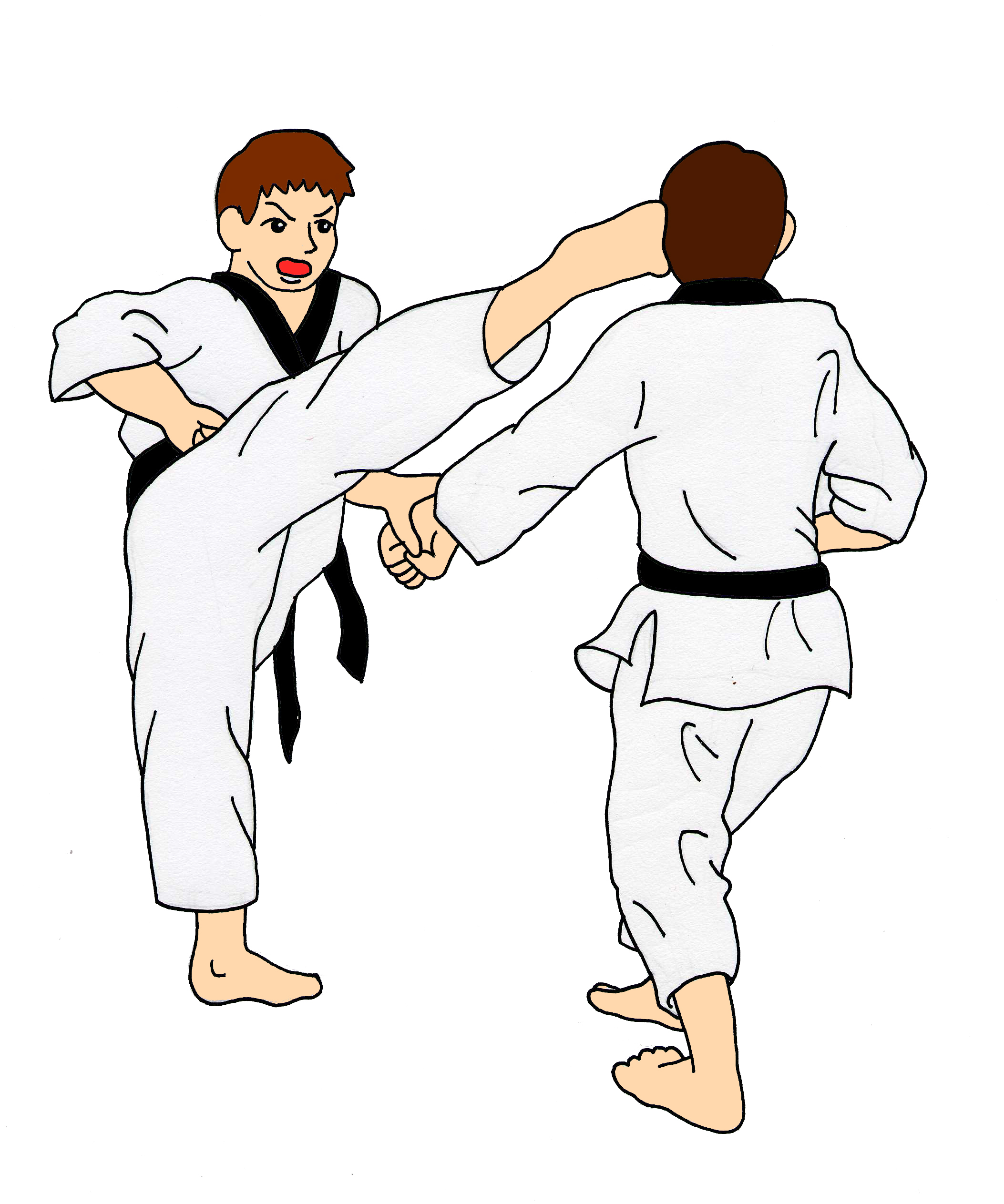 Taekwondo Clipart - Tumundografico