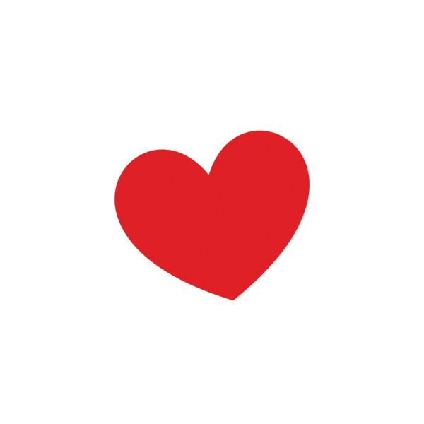 Tattlyâ?¢ Designy Temporary Tattoos. — Classic Red Heart