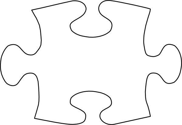 Clipart jigsaw 5 piece