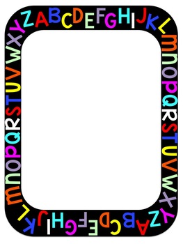 ABC BORDER CLIP ART