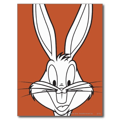Bugs Bunny Face Smiling T-shirt from Zazzle.