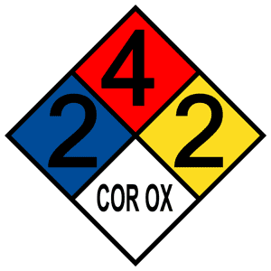 Hazmat: NFPA Diamond - NFPA_PRINTED_242COR_OX - Safety Signs Labels-