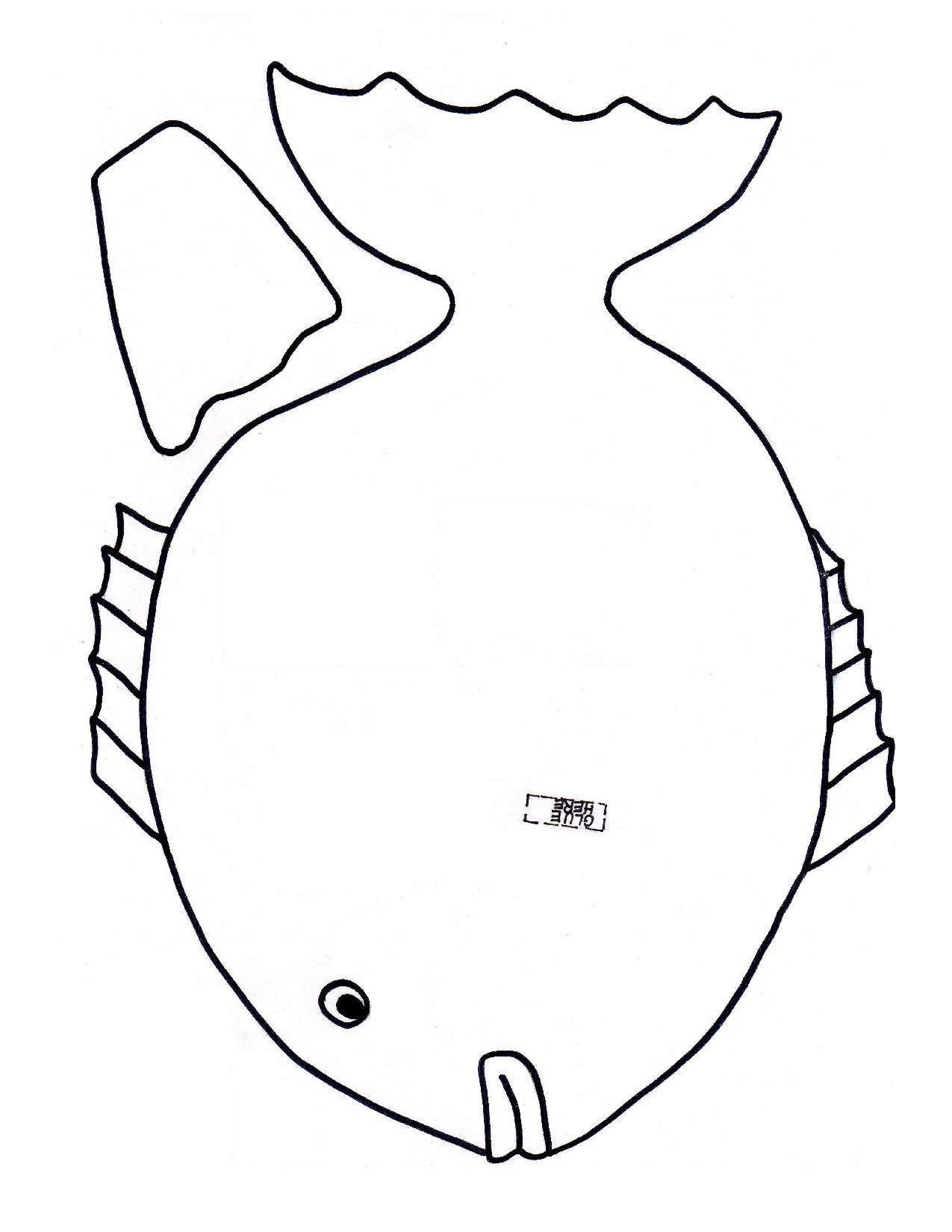 Blank Fish Templates ClipArt Best
