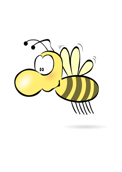 Free Stock Photos | Illustration Of A Cartoon Bee | # 14161 ...