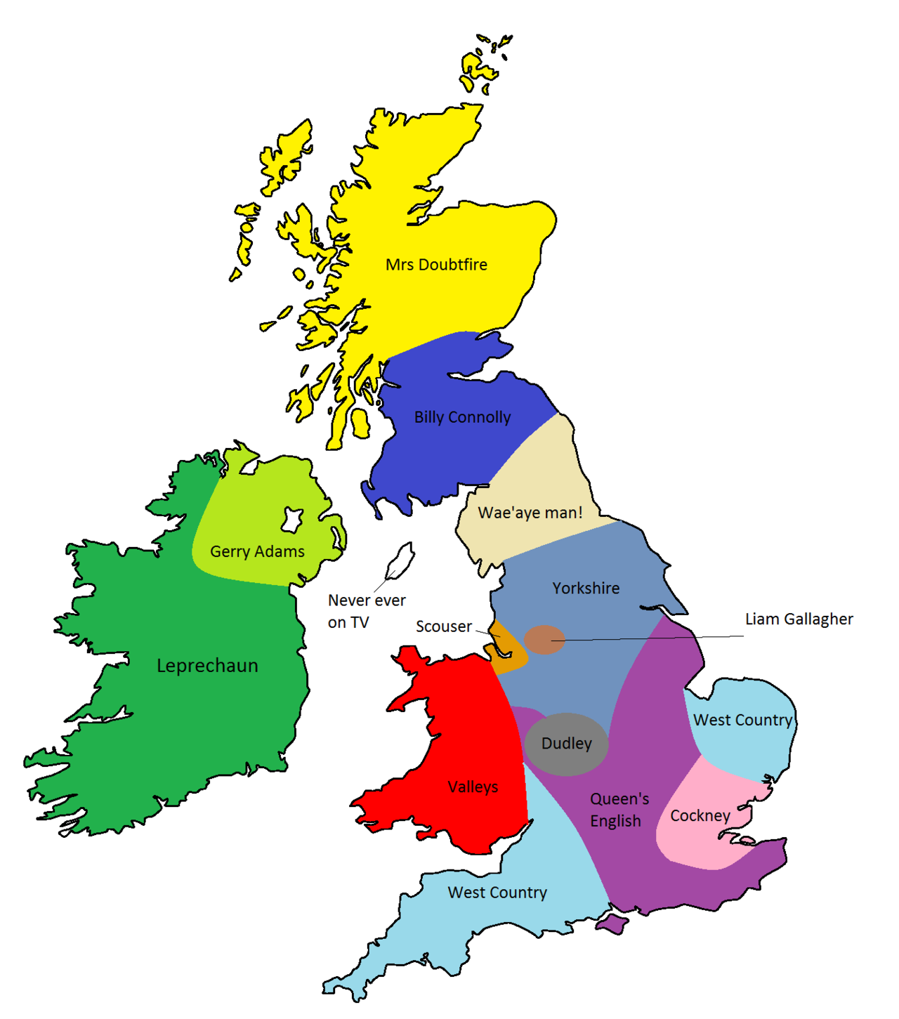 clipart map of uk and ireland - photo #49