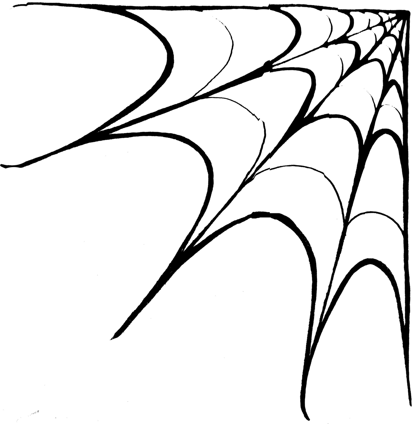 Spider Web Drawing - ClipArt Best