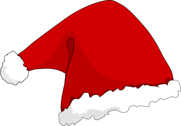 Santa Claus Hat clip art - vector clip art online, royalty free ...