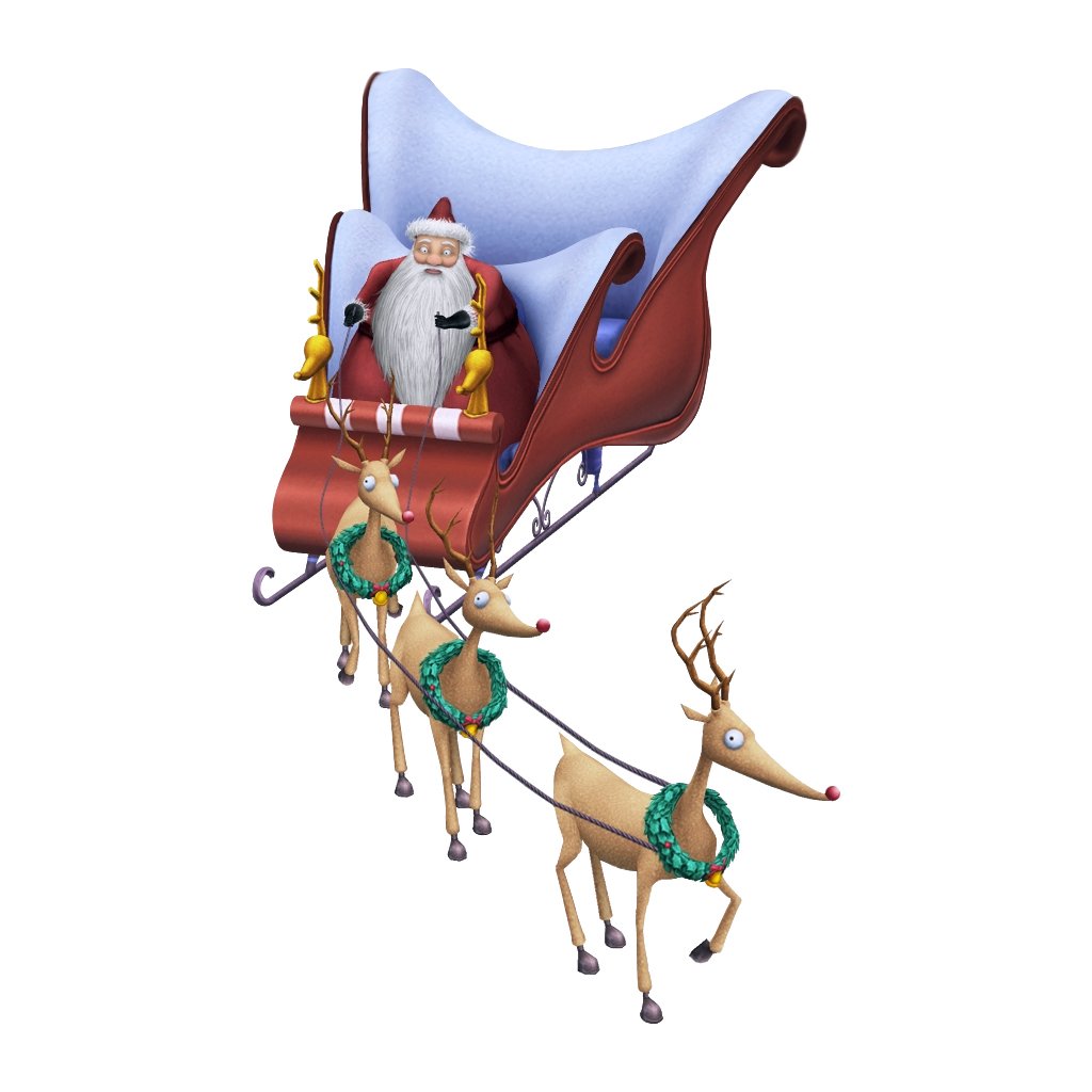 Image - Santa's Reindeer KHII.png - Disney Wiki