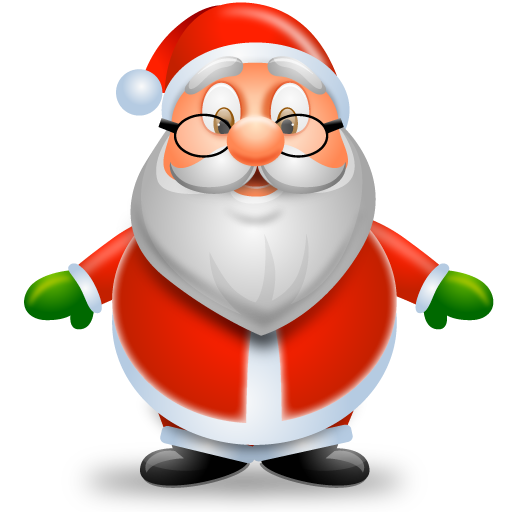 Christmas, Santa icon