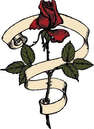 Rose Scroll clip art Vector clip art - Free vector for free download