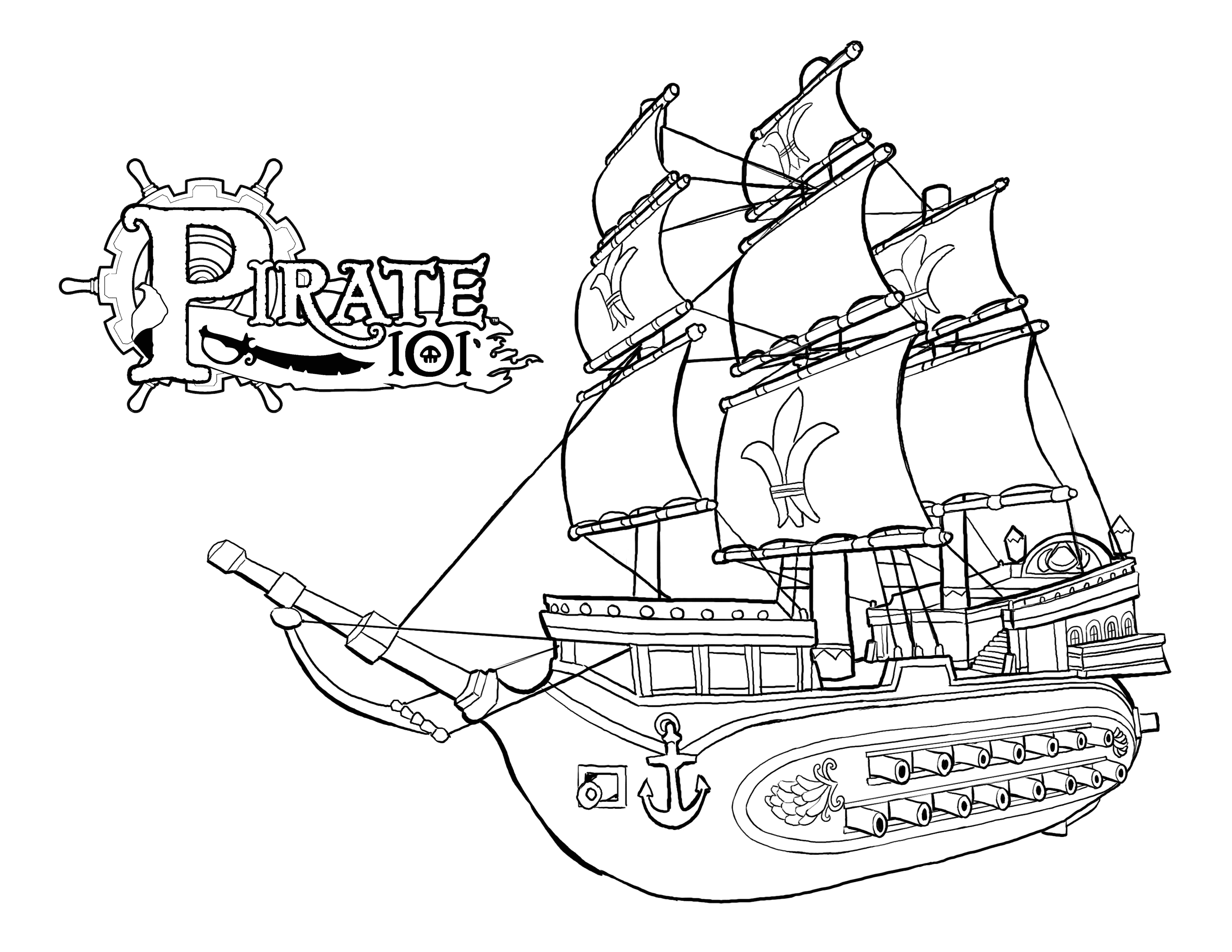 pirate ship clip