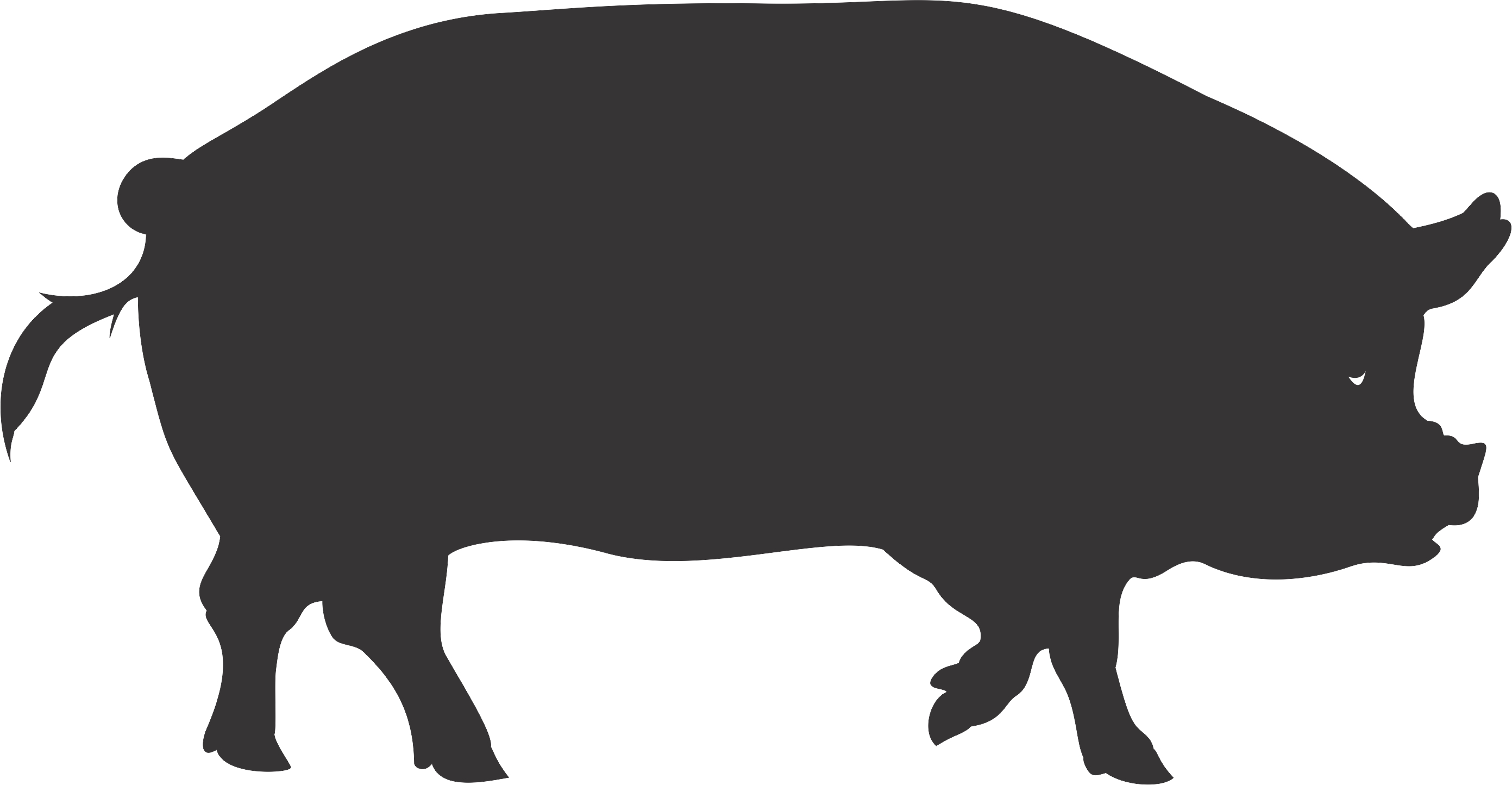 Pig Silhouette - InspiriToo.