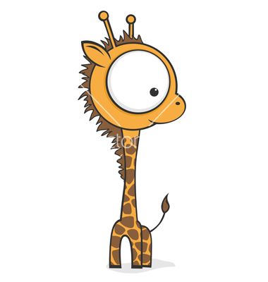 Cute cartoon animals, Giraffes and Cute cartoon