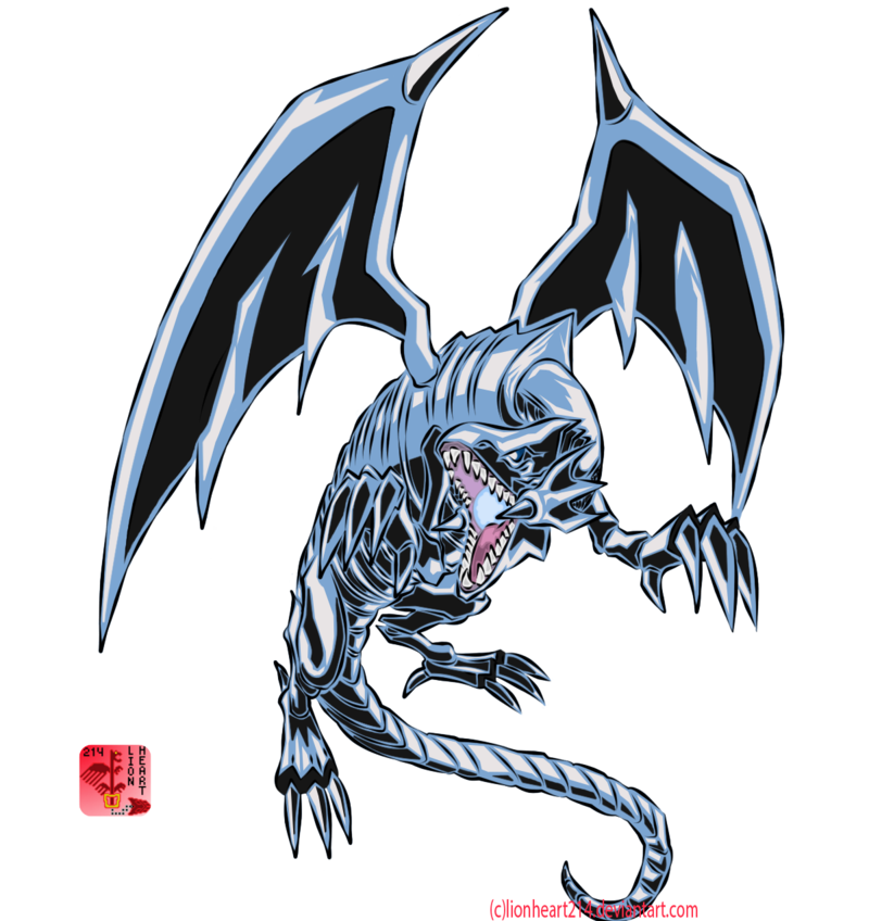 Blue Eyes White Dragon Attack Line Art by lionheart214 on DeviantArt