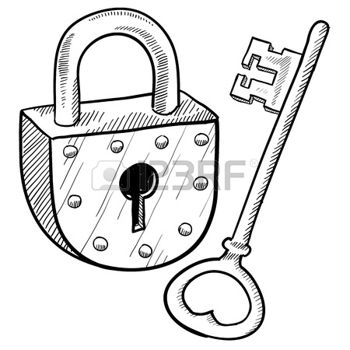 46+ Antique Key And Lock Clip Art