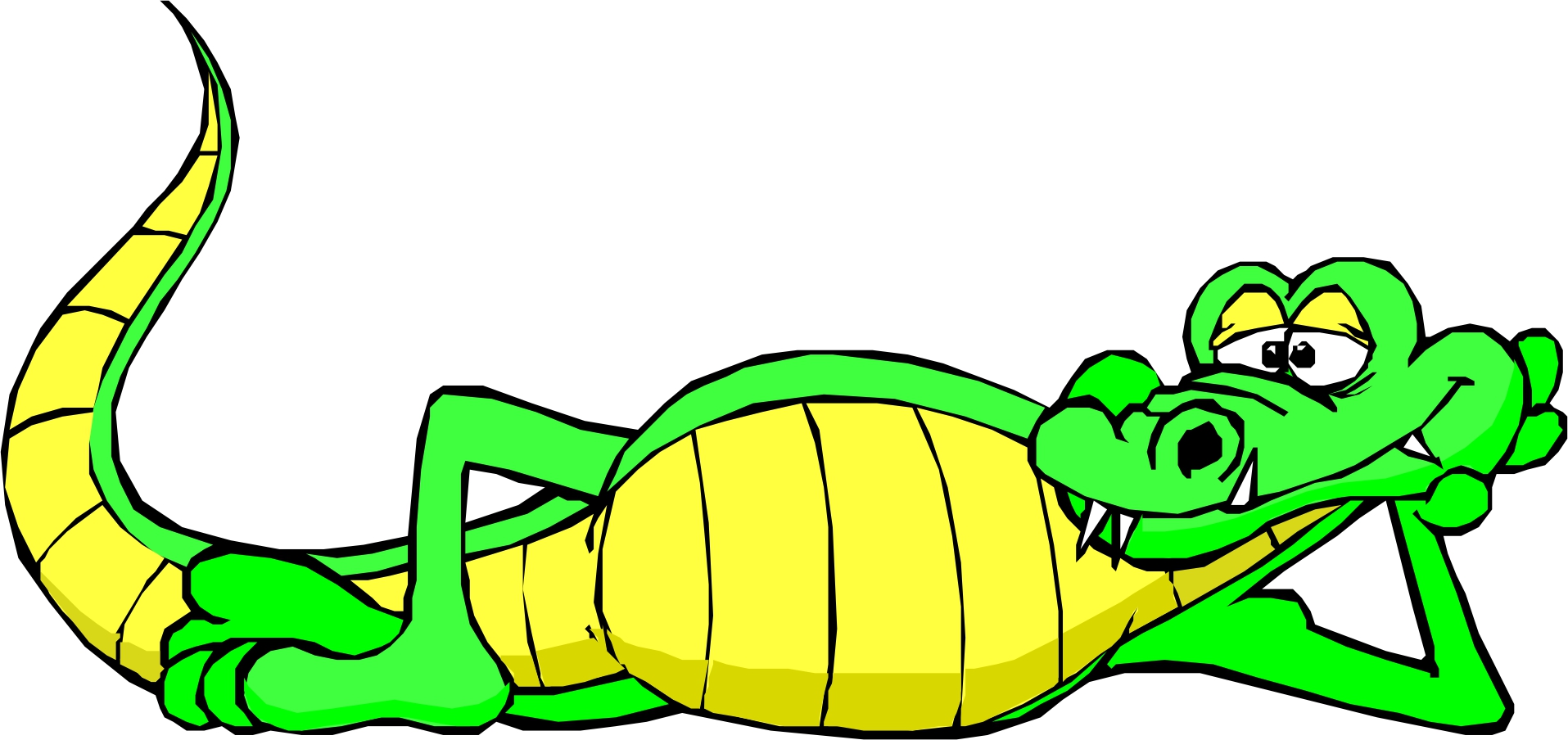 Cartoon Alligator Clipart