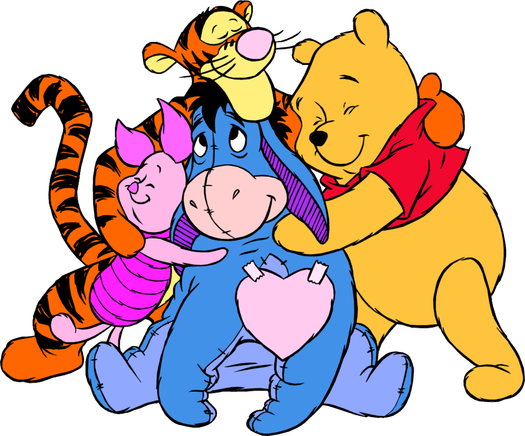 Best Friends Hugging Cartoon Clipart - Free to use Clip Art Resource