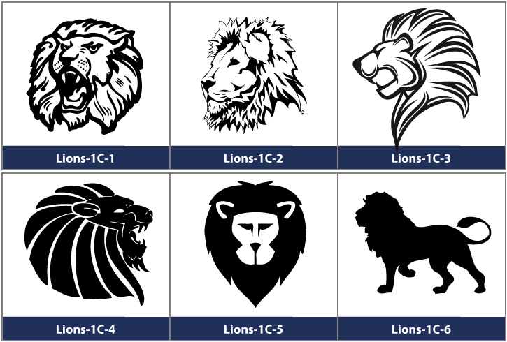 Lion Logo Design Clipart Lions design clipart