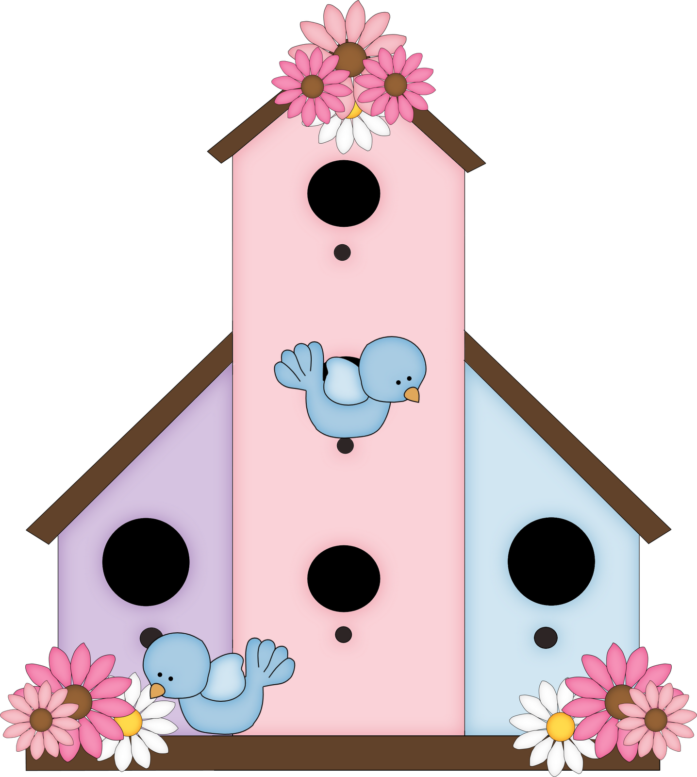 Cute Birdhouse Clipart - Free Clipart Images