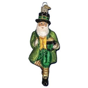 Amazon.com - Old World Christmas Irish Santa Ornament