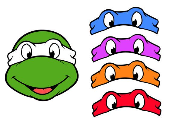 Held og lykke bemærkning Forstyrre Ninja Turtle Printable Mask - ClipArt Best
