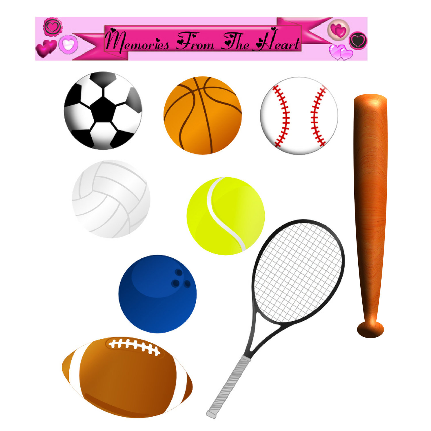 sport equipment clipart - photo #1