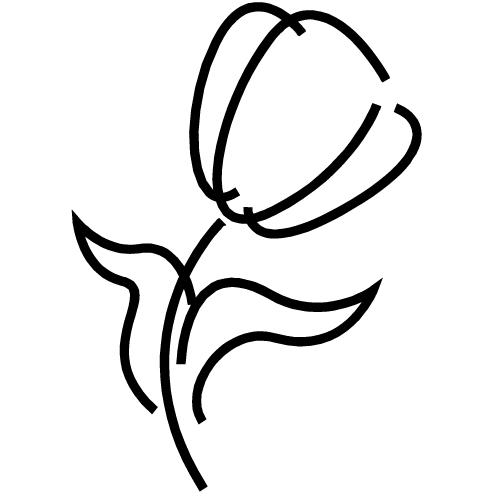 Red Rose Outline Clipart - Free Clipart Images