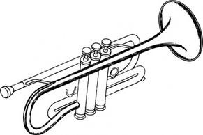 Trumpet clipart free clipart images image #37310