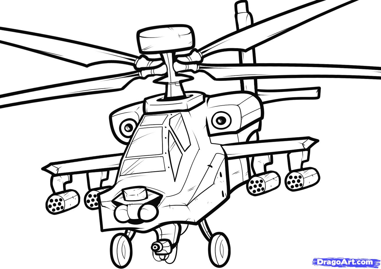 627 views Coloring Pages Draw A Helicopter - Drawing inspiration