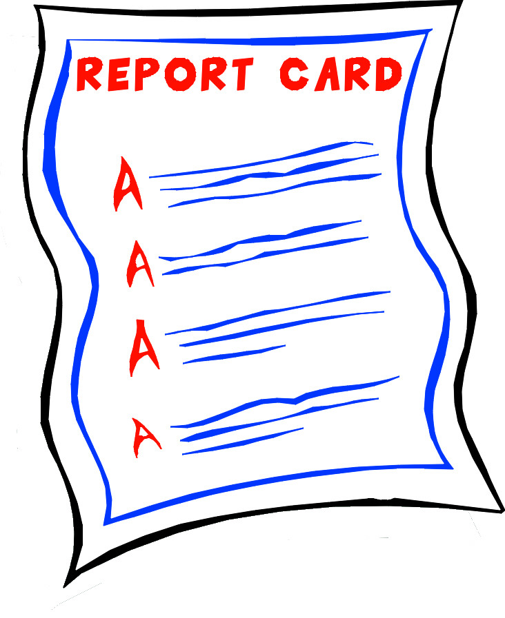 Grade Card Clipart