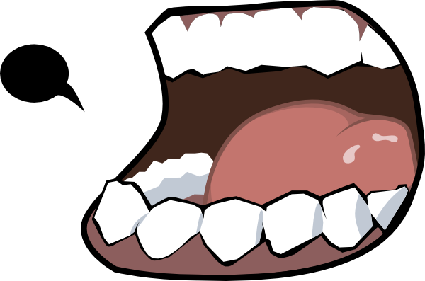 clip art of a mouth