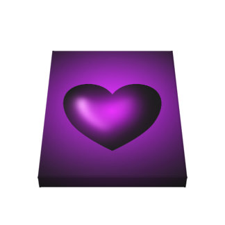 Purple Heart Wrapped Canvas Prints | Zazzle