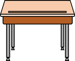 407 views 1194 clip art student writing at desk | Public domain vectors