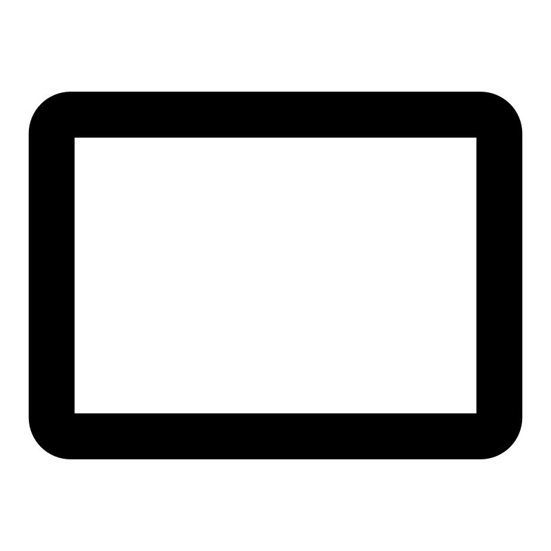 Clipart - mono 14 rectangle