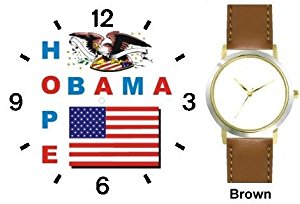 Amazon.com: Obama - Hope - US Flag and Bald Eagle Seal - President ...