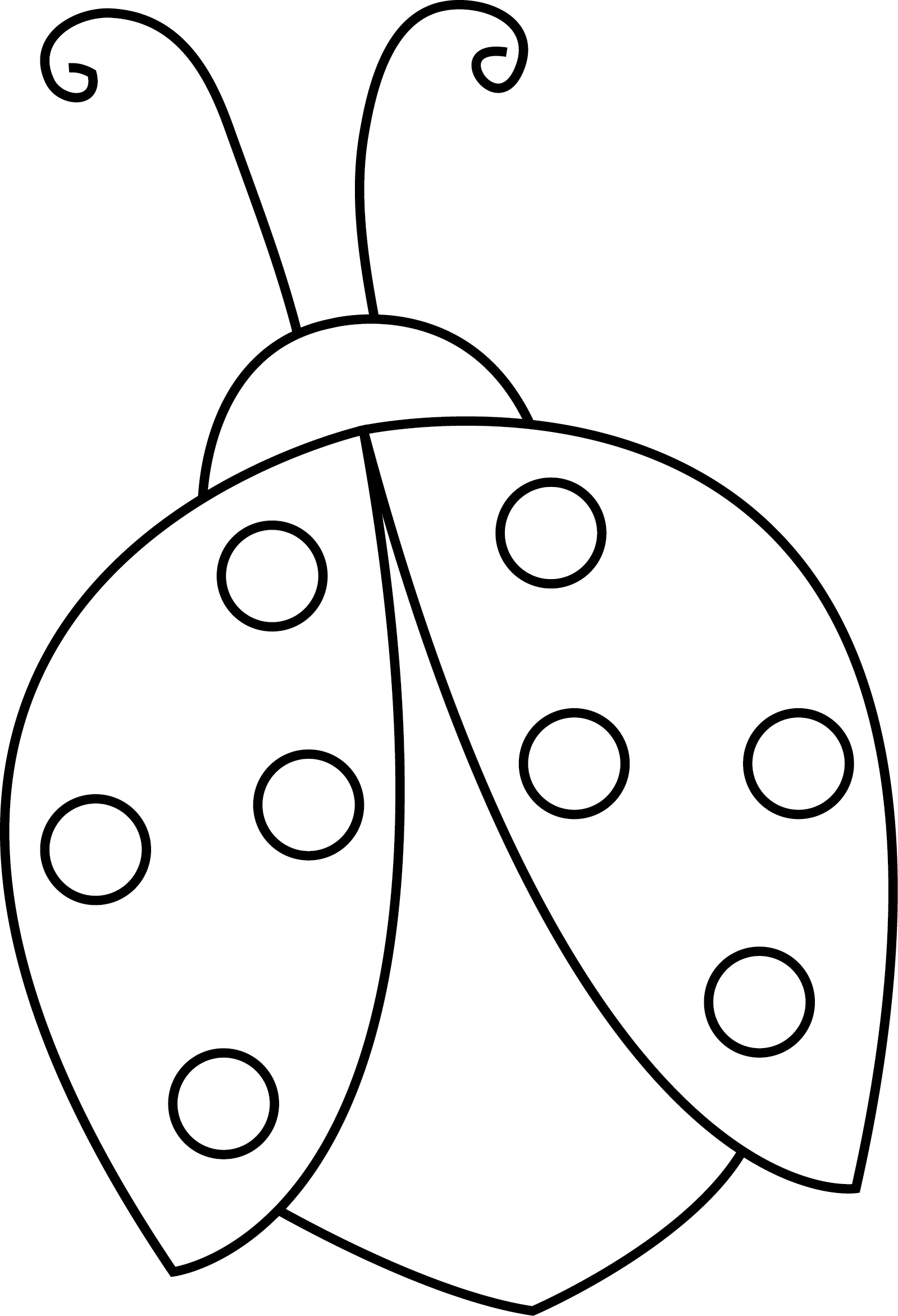 ladybird-line-drawings-clipart-best