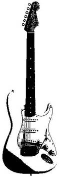A Guitar Stencil - IMAGE REPRODUCTION TECHNIQUES