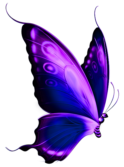 Free Purple Butterfly Clipart