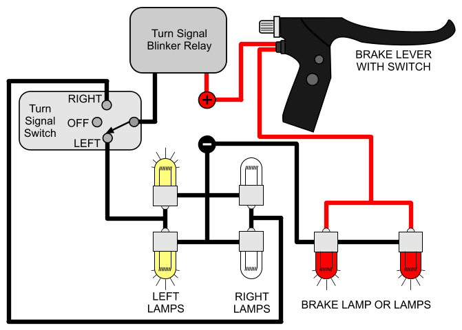 Diagram Installing Turn Signals Electricscooterparts Com Support
