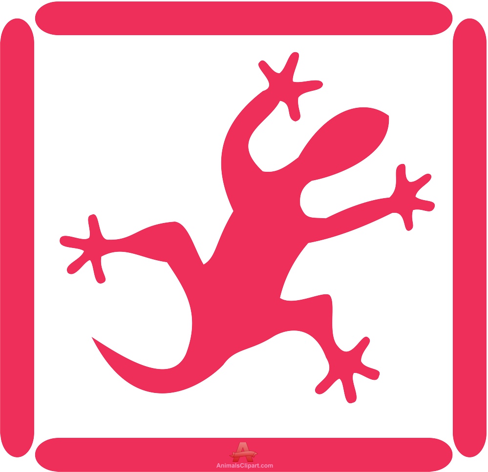 Walking Lizard Logo Design | Free Clipart Design Download