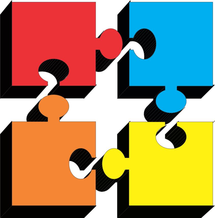 Puzzle Pieces Clipart - Tumundografico