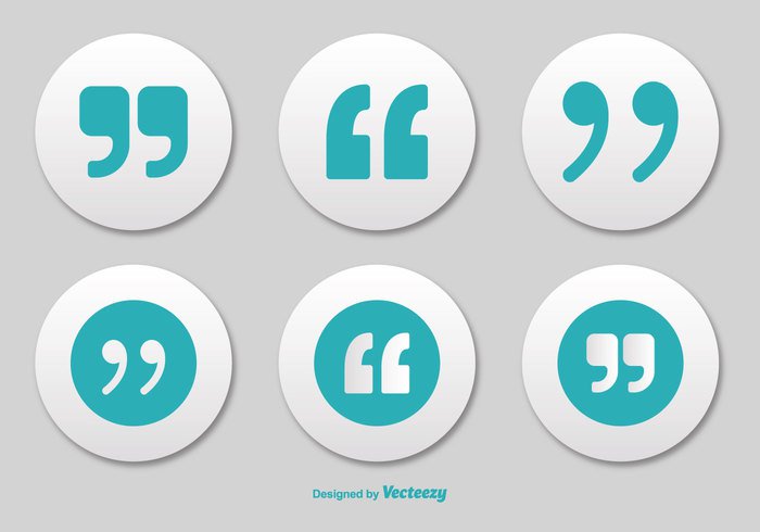 433 views Quotation Marks Button Set - Download Free Vector Art, Stock ...