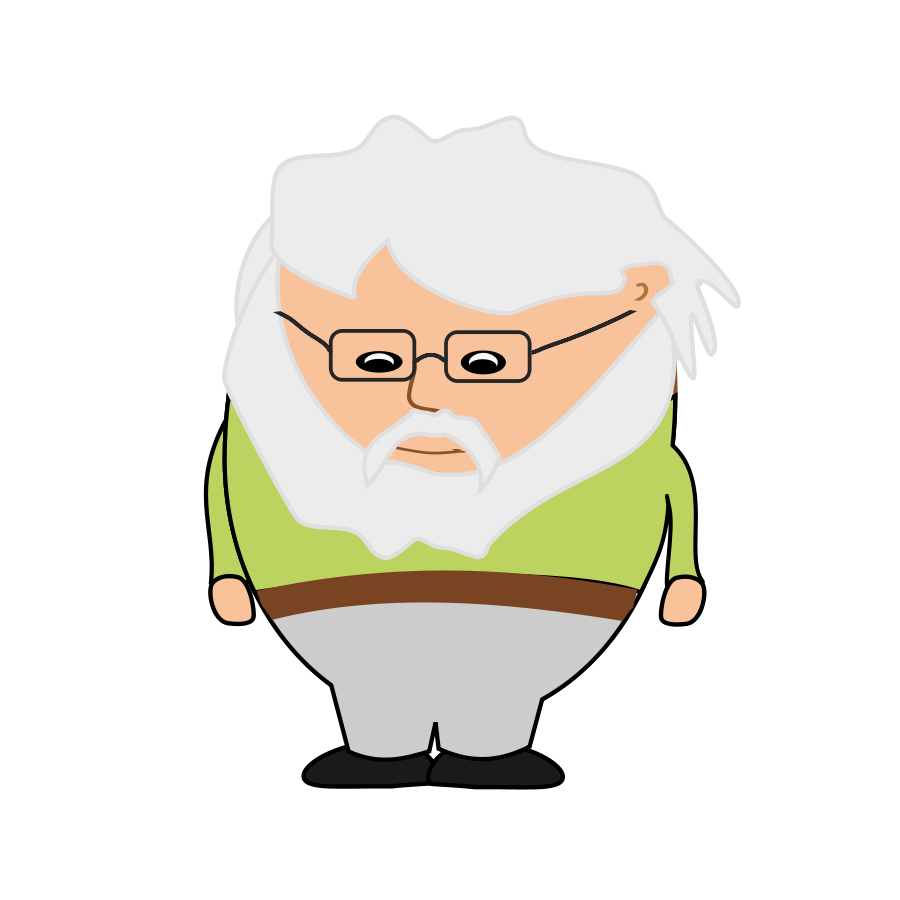 Old man in a suit clipart - ClipartFox