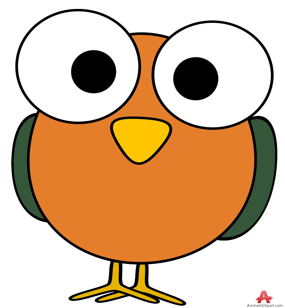 Funny big eyes clipart