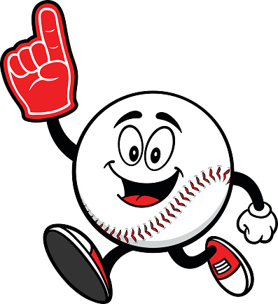 Cartoon Of Baseball Ball Clip Art, Vector Images & Illustrations ...