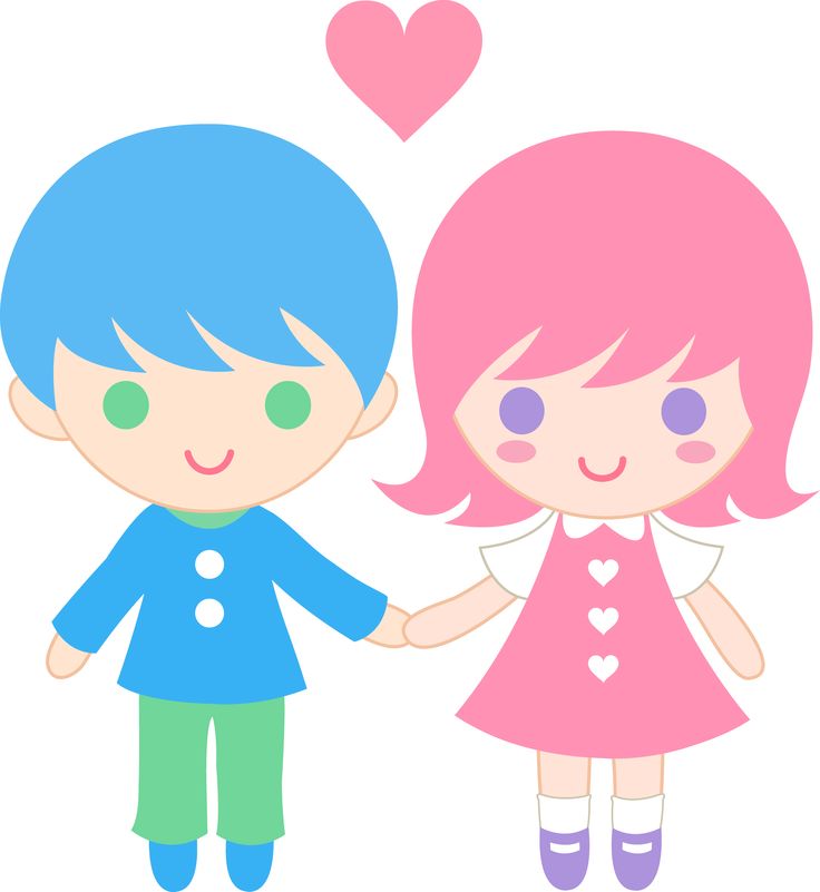 Girl And Boy Holding Hands Clipart 12535 | UPSTORE